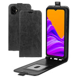 EIDERWOOD Samsung Galaxy Xcover 7 Pro Vertikalt Konstläder Fodral m. Korthållare - Svart