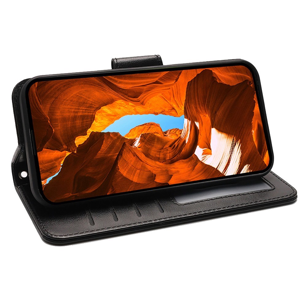 EIDERWOOD Xiaomi 15 Ultra Konstläder Flip Fodral - Svart