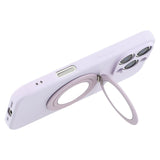 EIDERWOOD iPhone 16 Pro Hybrid Skal inkl. Stöd med Sparkstöd Spegel - Ljuslila