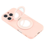 EIDERWOOD iPhone 16 Pro Hybrid Skal inkl. Stöd med Sparkstöd Spegel - Rosa