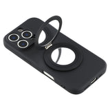 EIDERWOOD iPhone 16 Pro Hybrid Skal inkl. Stöd med Sparkstöd Spegel - Svart