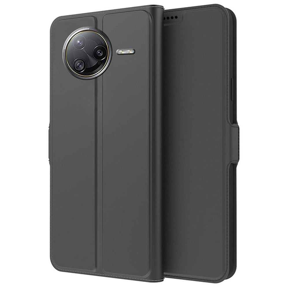 Xiaomi Poco F7 Ultra EIDERWOOD Konstläder Fodral m. Korthållare & Ställfunktion – Svart