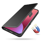 Xiaomi Poco F7 Ultra EIDERWOOD Konstläder Fodral m. Korthållare & Ställfunktion – Svart