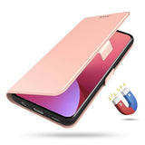 Xiaomi Poco F7 Ultra EIDERWOOD Konstläder Fodral m. Korthållare & Ställfunktion – Roséguld
