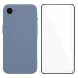 iPhone 17e / 16e Skyddsset med Flexibelt Plast Skal & Skärmskydd - Lavendel
