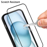 iPhone 17e / 16e Set med Flexibelt Plast Skal - Skärmskydd - Rem - Lavendel