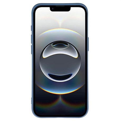 iPhone 16e Set med Flexibelt Plast Skal - Skärmskydd - Rem - Blå