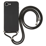 iPhone 17e / 16e EIDERWOOD Fodrat Flexibelt Plast Skal m. Rem - Svart