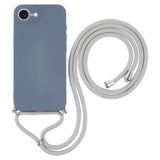 iPhone 17e / 16e EIDERWOOD Fodrat Flexibelt Plast Skal m. Rem - Lavendel