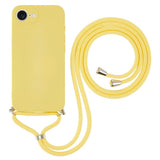 iPhone 17e / 16e EIDERWOOD Fodrat Flexibelt Plast Skal m. Rem - Gul