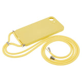 iPhone 17e / 16e EIDERWOOD Fodrat Flexibelt Plast Skal m. Rem - Gul