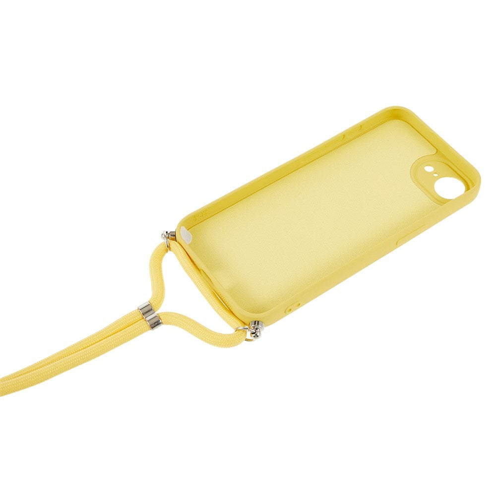 iPhone 17e / 16e EIDERWOOD Fodrat Flexibelt Plast Skal m. Rem - Gul