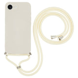 iPhone 17e / 16e EIDERWOOD Fodrat Flexibelt Plast Skal m. Rem - Beige