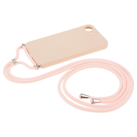 iPhone 17e / 16e EIDERWOOD Fodrat Flexibelt Plast Skal m. Rem - Rosa