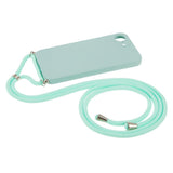 iPhone 17e / 16e EIDERWOOD Fodrat Flexibelt Plast Skal m. Rem - Ljusblå
