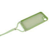 iPhone 17e / 16e EIDERWOOD Fodrat Flexibelt Plast Skal m. Rem - Ljusgrön