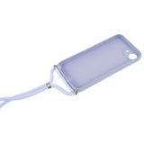 iPhone 17e / 16e EIDERWOOD Fodrat Flexibelt Plast Skal m. Rem - Ljuslila