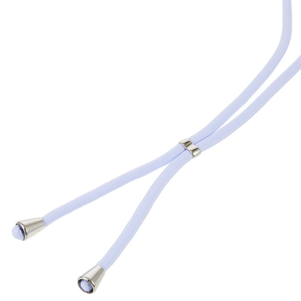 iPhone 17e / 16e EIDERWOOD Fodrat Flexibelt Plast Skal m. Rem - Ljuslila