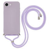 iPhone 17e / 16e EIDERWOOD Fodrat Flexibelt Plast Skal m. Rem - Lila