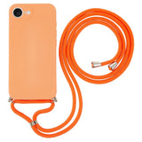iPhone 17e / 16e EIDERWOOD Fodrat Flexibelt Plast Skal m. Rem - Orange