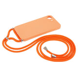 iPhone 17e / 16e EIDERWOOD Fodrat Flexibelt Plast Skal m. Rem - Orange