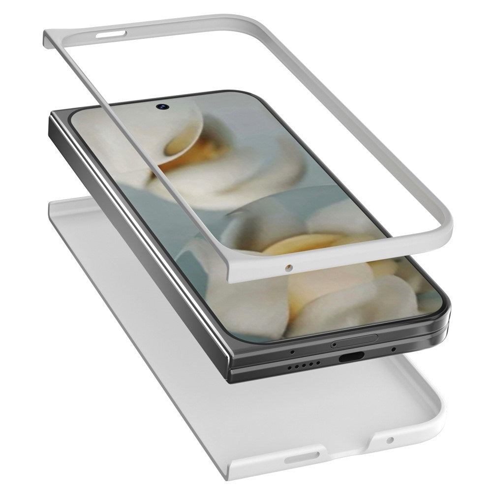 EIDERWOOD Google Pixel 10 Pro Fold Matt Hård Plast Skal - Vit