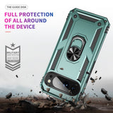 EIDERWOOD Google Pixel 10 / 10 Pro Hantverkare Skal med 360 Graders Roterbart Stativ - Grön