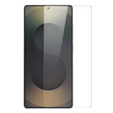 NORTHJO Samsung Galaxy S25 Ultra 2-i-1 Skyddspaket med Stötabsorberande Flexibelt Plast Skal & Härdat Skärmskyddsglas - Genomskinlig