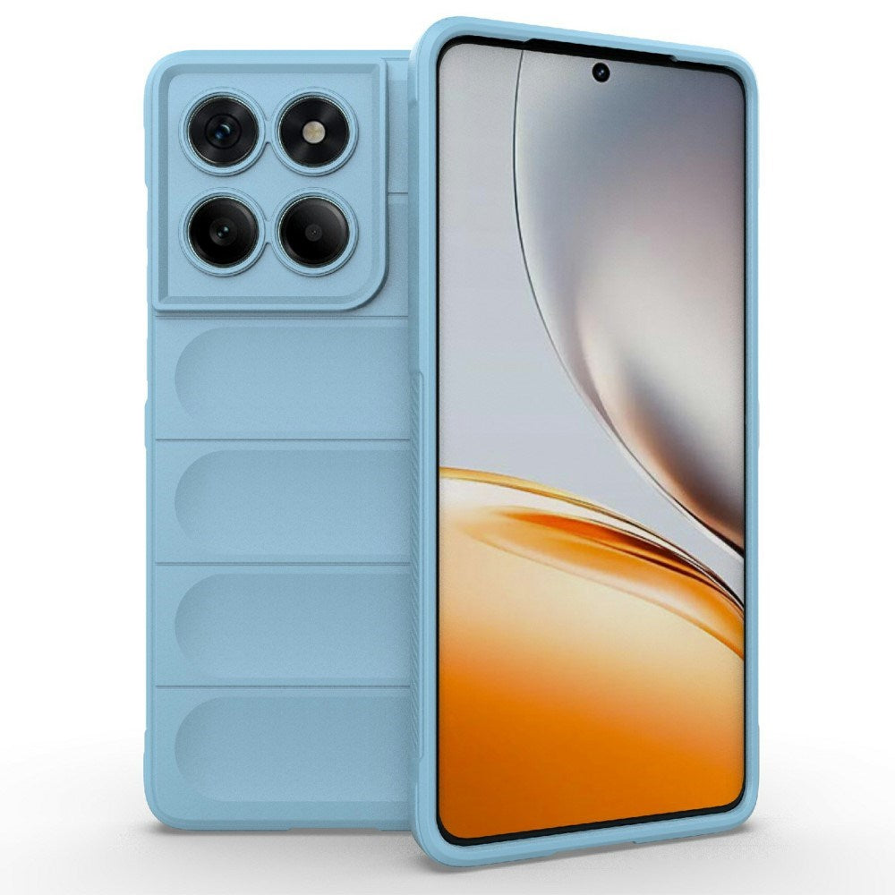 EIDERWOOD Motorola Edge 60 Fusion Flexibelt Plast Skal - Ljusblå