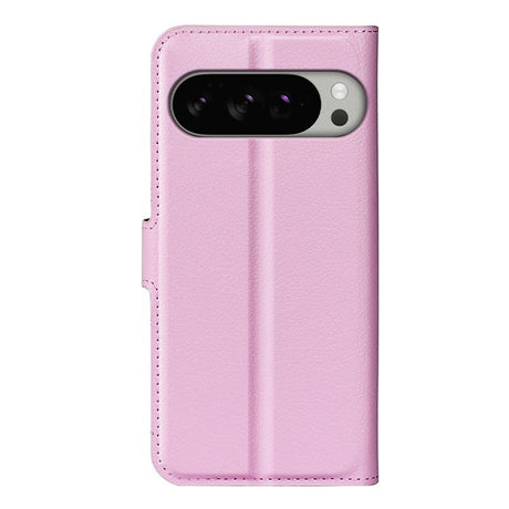 EIDERWOOD Google Pixel 10 Pro XL Konstläder Flip Fodral m. Korthållare & Ställfunktion - Rosa