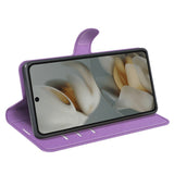 EIDERWOOD Google Pixel 10 Pro XL Konstläder Flip Fodral m. Korthållare & Ställfunktion - Lila