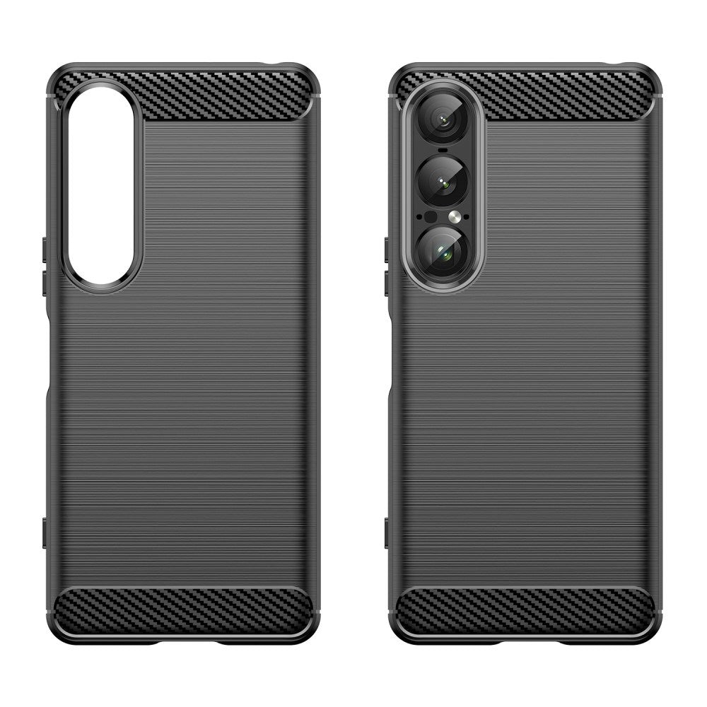 EIDERWOOD Sony Xperia 1 VII Brushed Carbon Skal - Svart