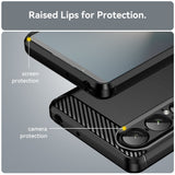 EIDERWOOD Sony Xperia 1 VII Brushed Carbon Skal - Svart