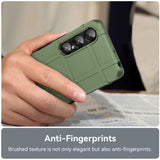 EIDERWOOD Sony Xperia 1 VII Rugged Shield Hantverkar Skal - Grön