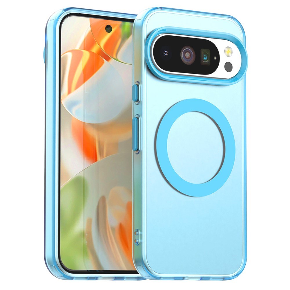 EIDERWOOD Google Pixel 10 / 10 Pro Hybrid Plast Skal - MagSafe Kompatibel - Genomskinlig / Blå