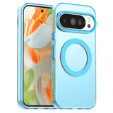 EIDERWOOD Google Pixel 10 / 10 Pro Hybrid Plast Skal - MagSafe Kompatibel - Genomskinlig / Blå