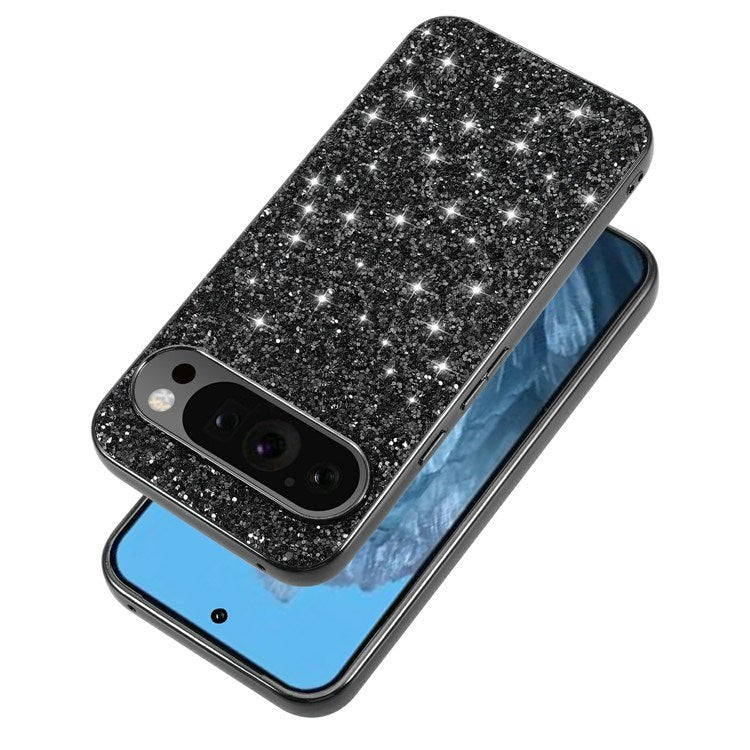 EIDERWOOD Google Pixel 10 / 10 Pro Glitter Skal - Svart