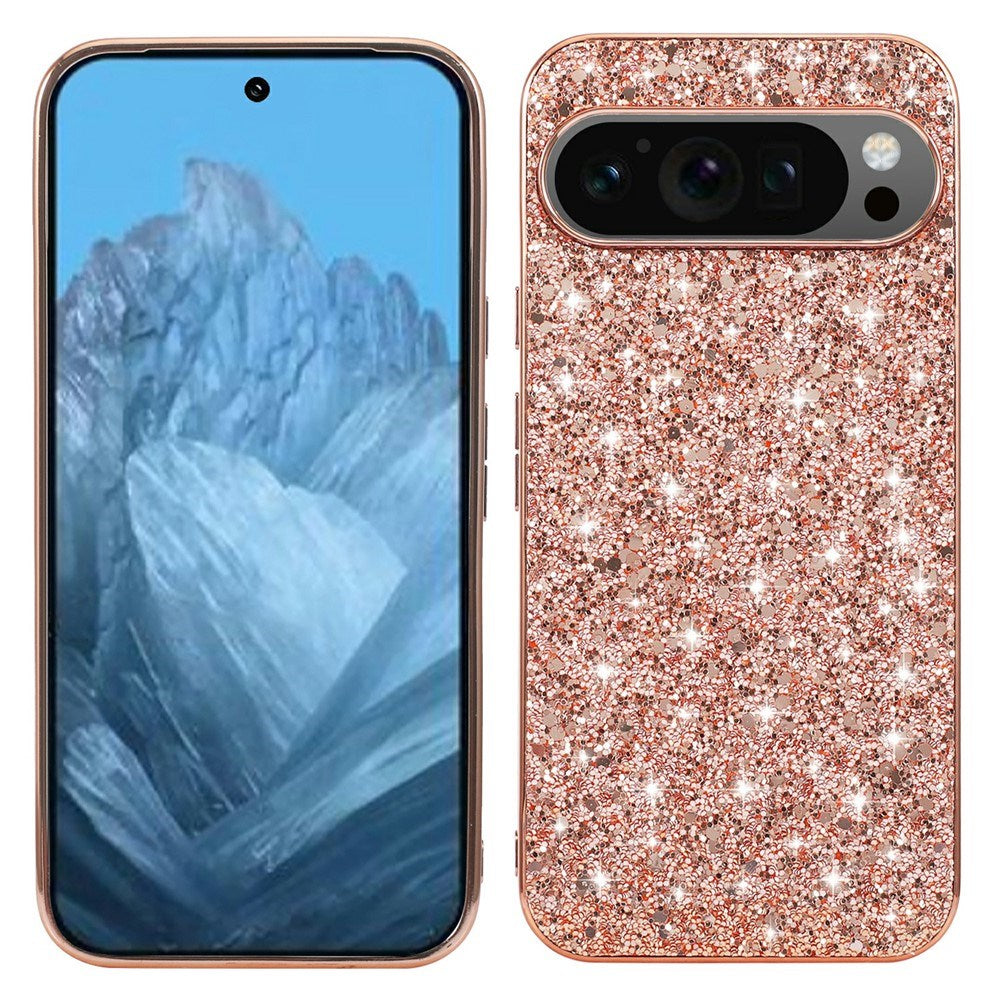 EIDERWOOD Google Pixel 10 Pro XL Glitter Skal - Roséguld