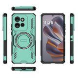 Motorola Edge 60 Neo / Edge 50 Neo / ThinkPhone 25 EIDERWOOD Hantverkare Skal – MagSafe Kompatibelt – Grön