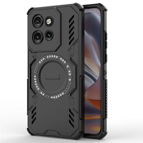 Motorola Edge 60 Neo / Edge 50 Neo / ThinkPhone 25 EIDERWOOD Hantverkare Skal – MagSafe Kompatibelt – Svart