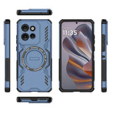 Motorola Edge 60 Neo / Edge 50 Neo / ThinkPhone 25 EIDERWOOD Hantverkare Skal – MagSafe Kompatibelt – Blå