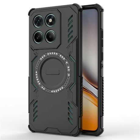 EIDERWOOD Motorola Edge 60 / Edge 60 Fusion Hybrid Plast Skal m. Värmeavledning - Svart