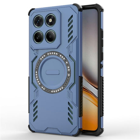 EIDERWOOD Motorola Edge 60 / Edge 60 Fusion Hybrid Plast Skal m. Värmeavledning - Blå