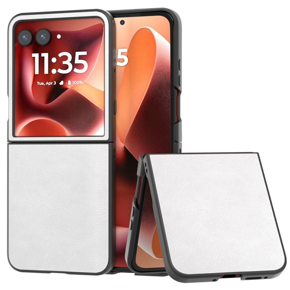 EIDERWOOD Motorola Razr 60 Ultra Konstläder Skal - Vit