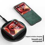 EIDERWOOD Motorola Razr 60 Ultra Konstläder Skal - Grön