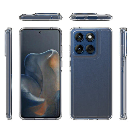 EIDERWOOD Motorola Edge 60 / Edge 60 Fusion Hybrid Plast Skal - Genomskinlig