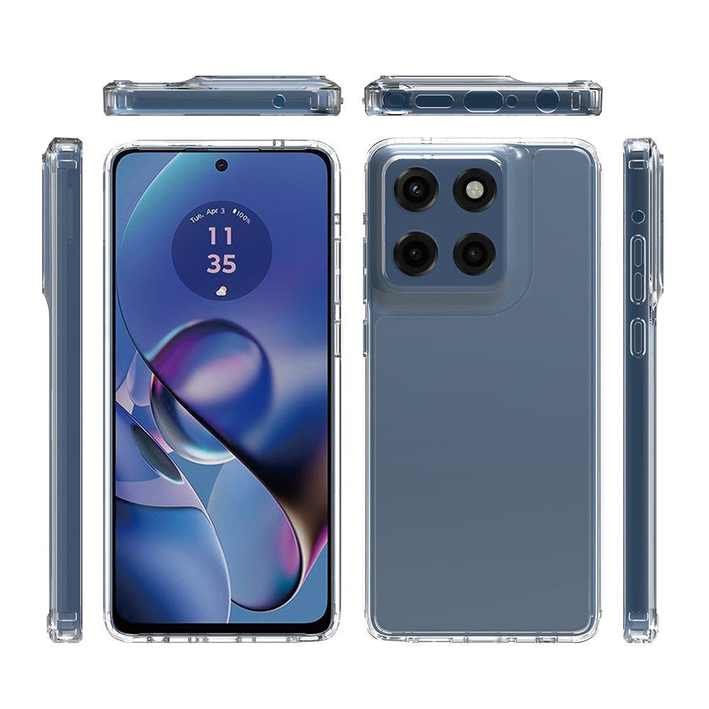 Motorola Moto G Stylus 5G (2025) / Edge 60 Stylus EIDERWOOD Hybrid Plast Skal - Genomskinlig