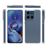Motorola Moto G Stylus 5G (2025) / Edge 60 Stylus EIDERWOOD Hybrid Plast Skal - Genomskinlig