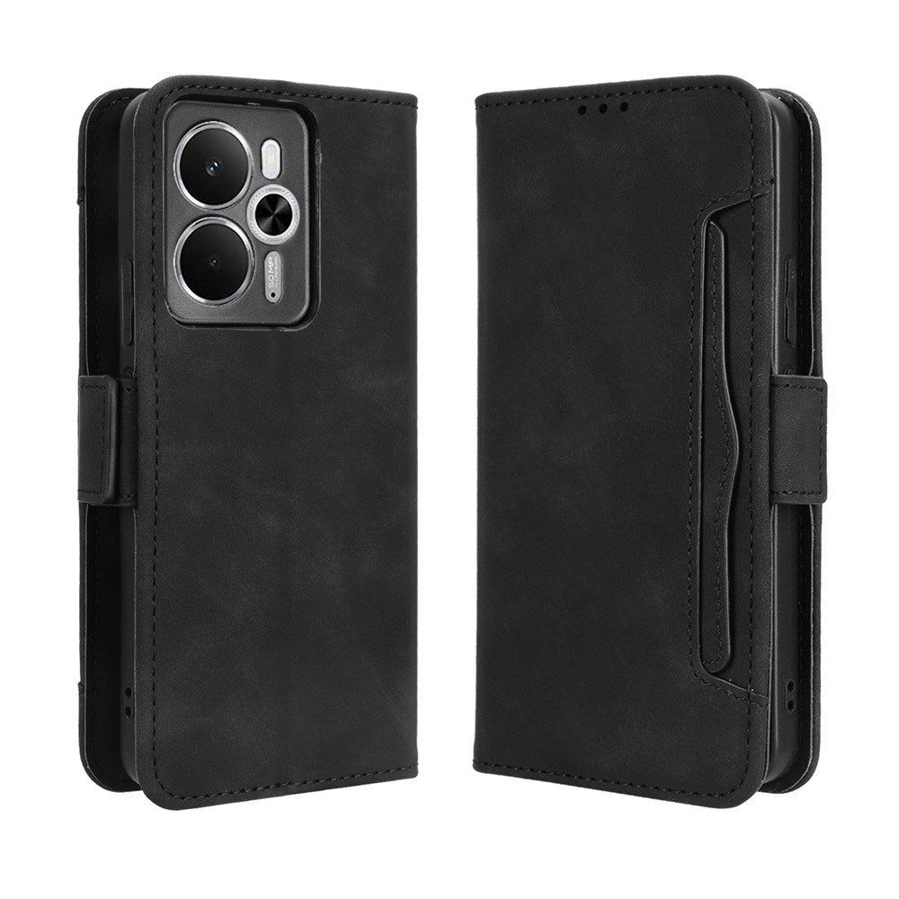 Realme 14 (5G) / 14T (5G) EIDERWOOD Konstläder Fodral m. Korthållare – Svart