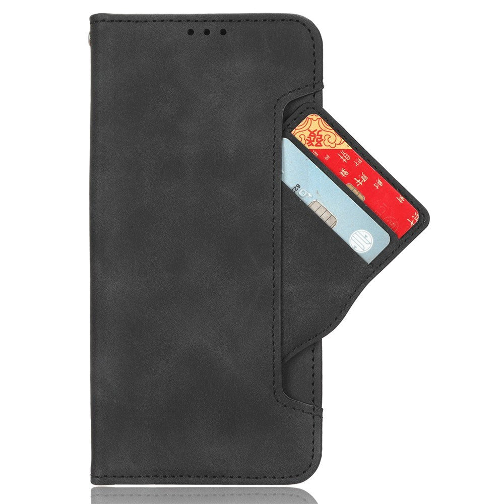 Realme 14 (5G) / 14T (5G) EIDERWOOD Konstläder Fodral m. Korthållare – Svart